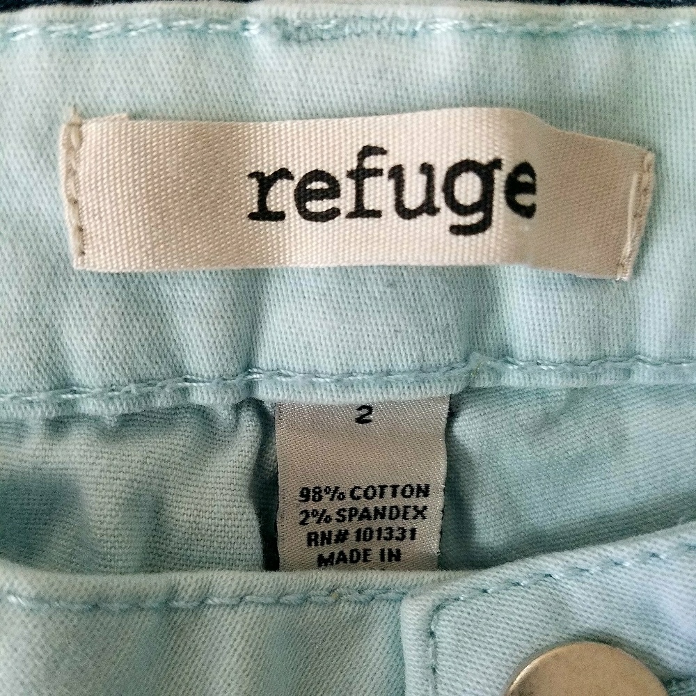 REFUGE Baby blue Color Skinny Jeans Pants‎ Size 2 - Picture 3 of 3